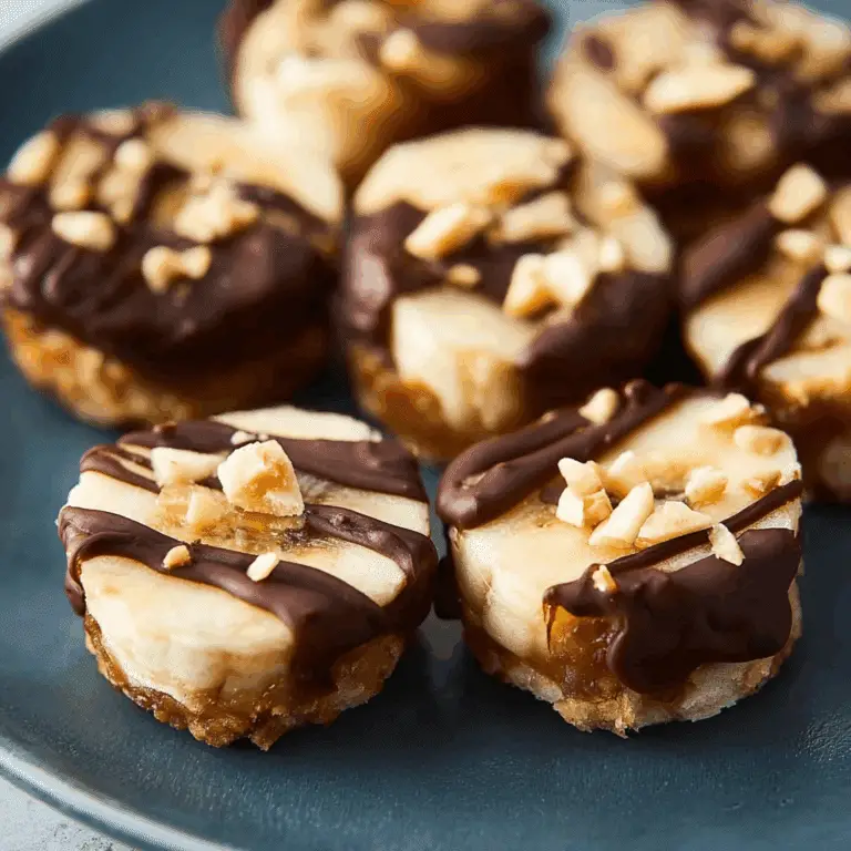 Chocolate Peanut Butter Banana Bites