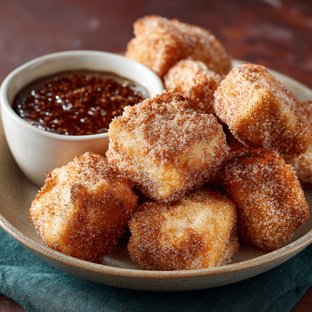 Sweet Air Fryer Churro Bites Recipe