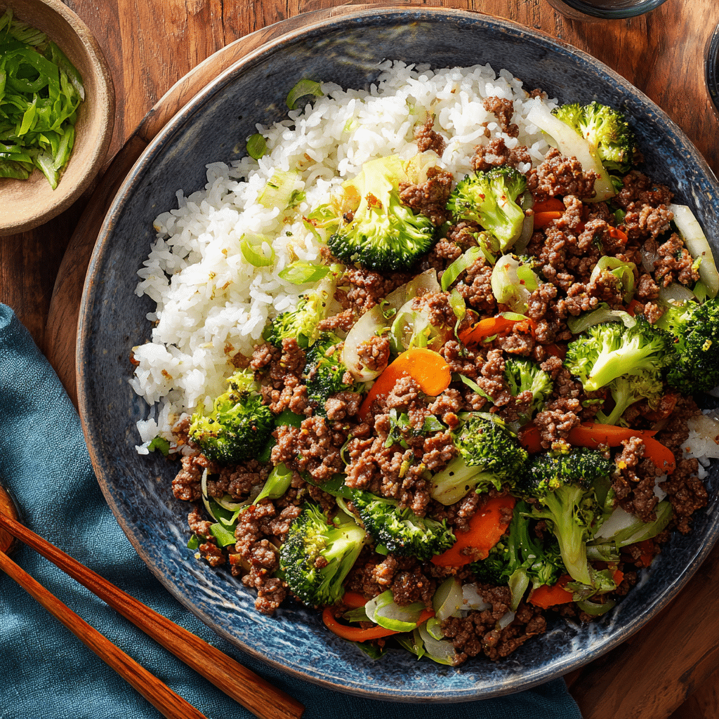 Ground Beef Stir Fry