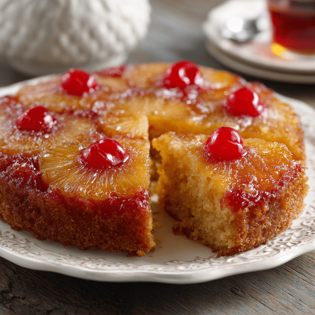 Pineapple Upside Down Cake (With Cake Mix)