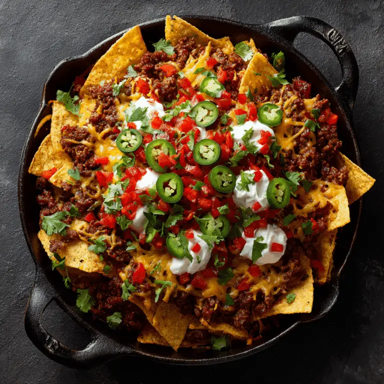 Ultimate Chili Beef Nachos
