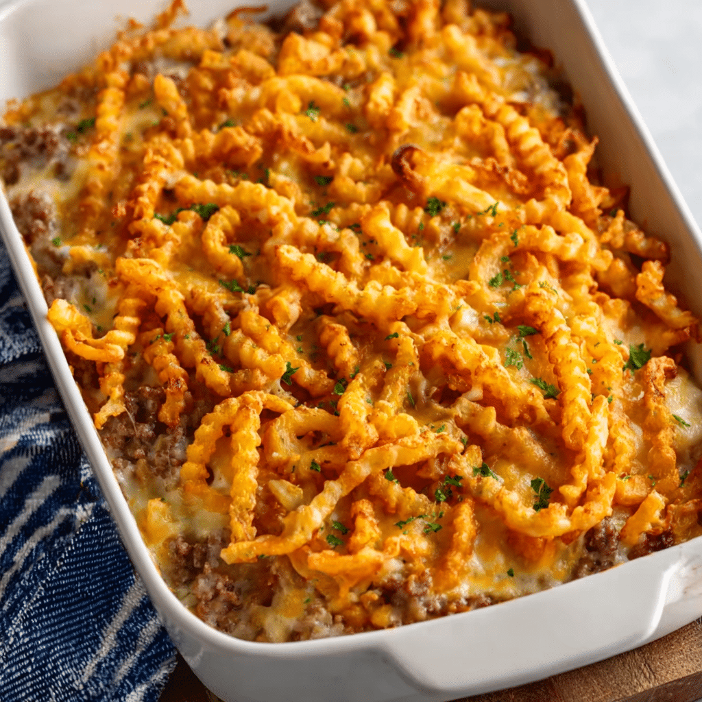 French Fry Casserole Bake