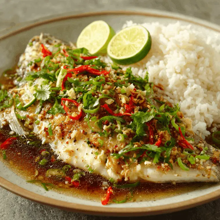 Thai Lime Garlic Fish