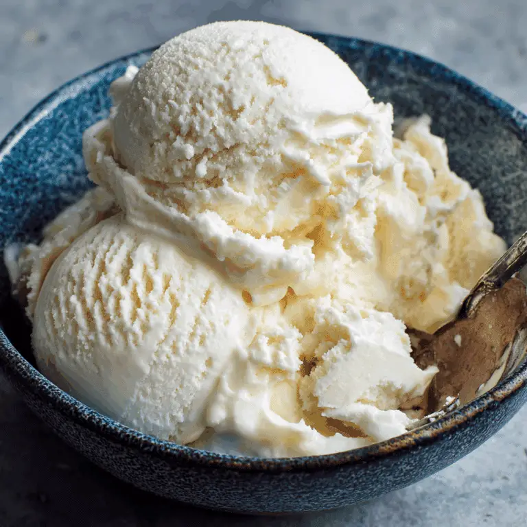 Homemade Vanilla Ice Cream