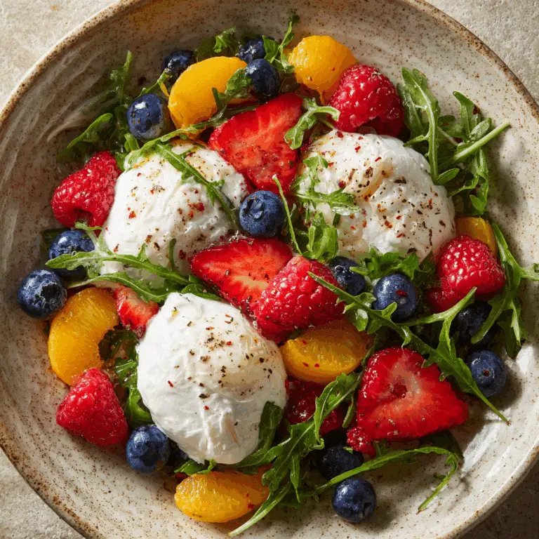 Summer Fruit Burrata Salad – A Fresh, Flavor-Packed Seasonal Delight