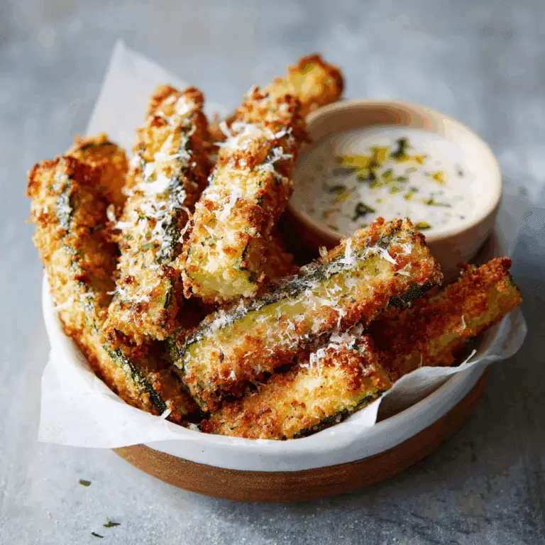 Parmesan Zucchini Fries