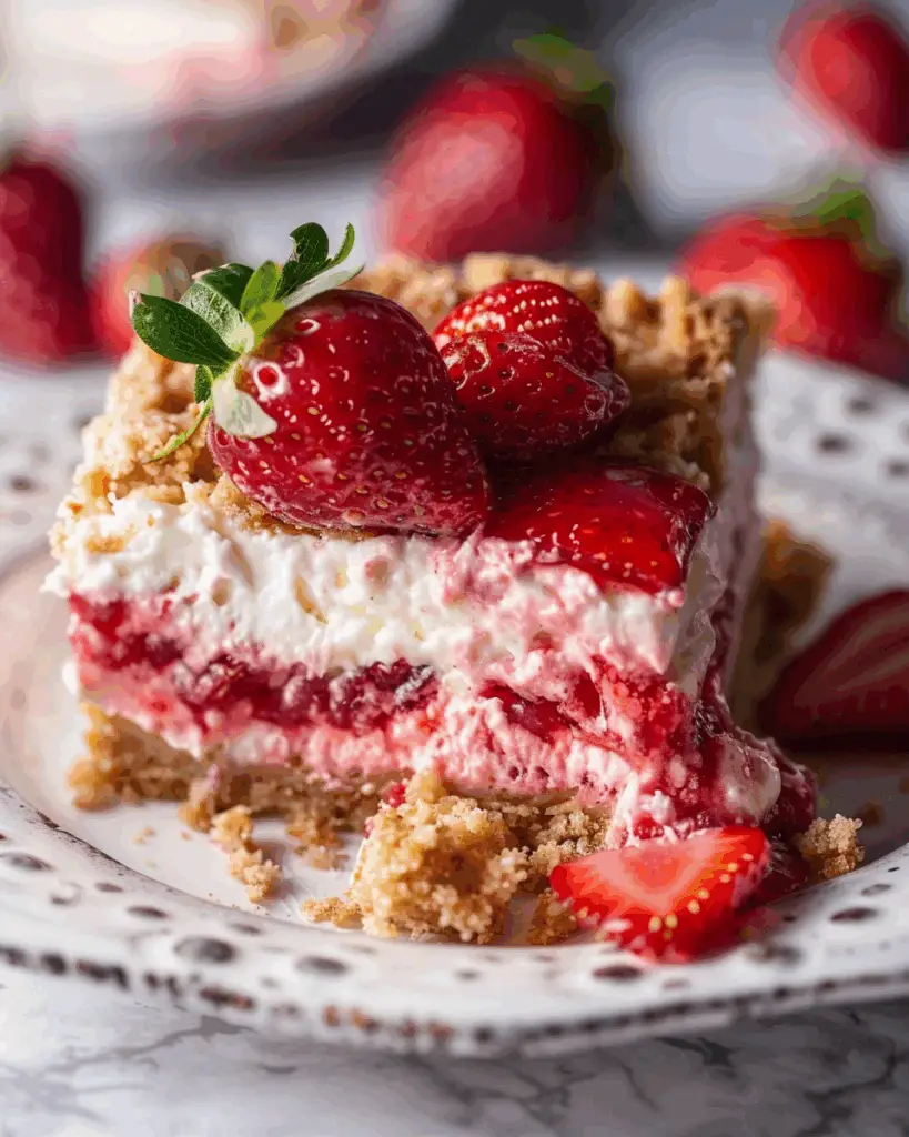 Strawberry Cheesecake Dump Cake