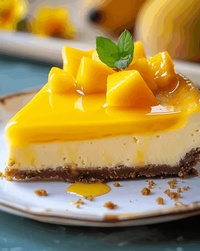 Velvety Mango Cheesecake Bliss