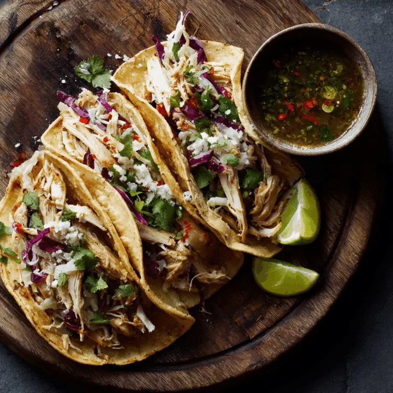Stovetop Chicken Street-Style Tacos
