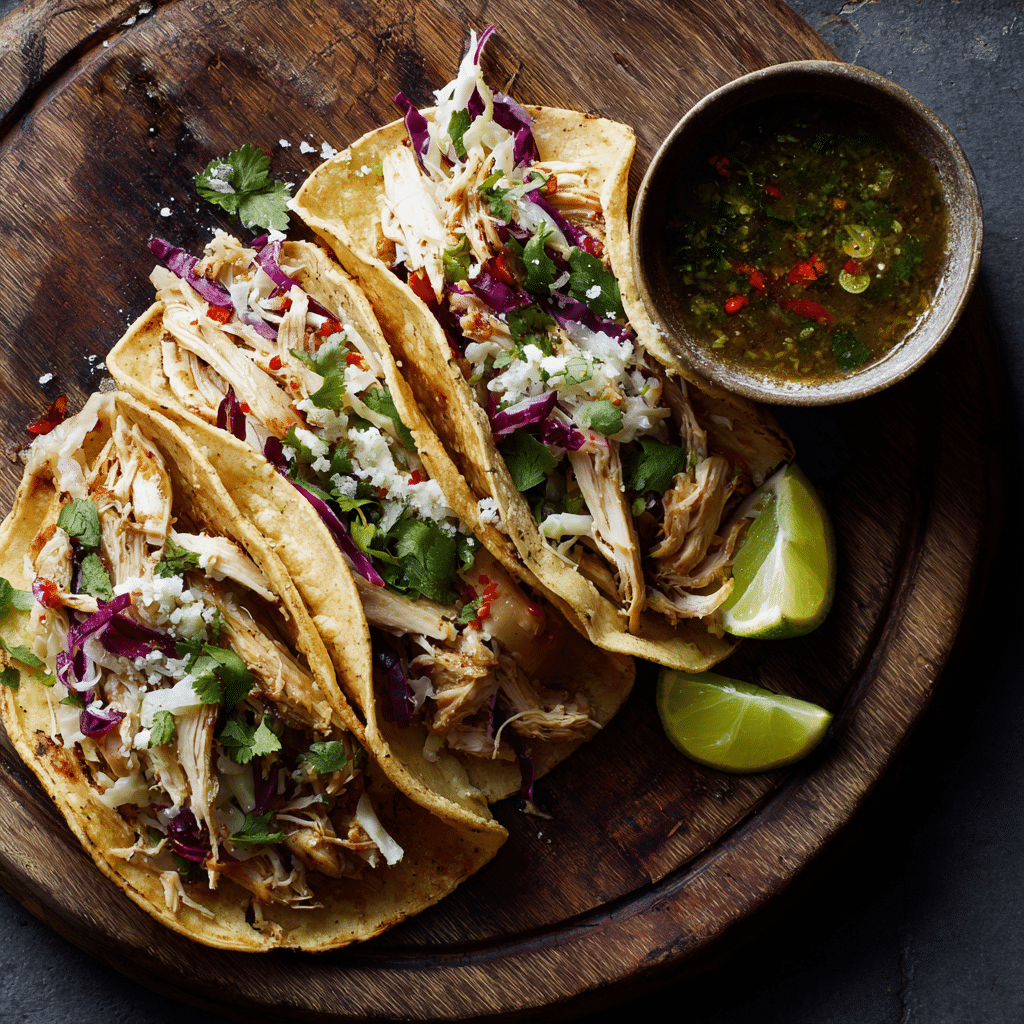 Stovetop Chicken Street-Style Tacos