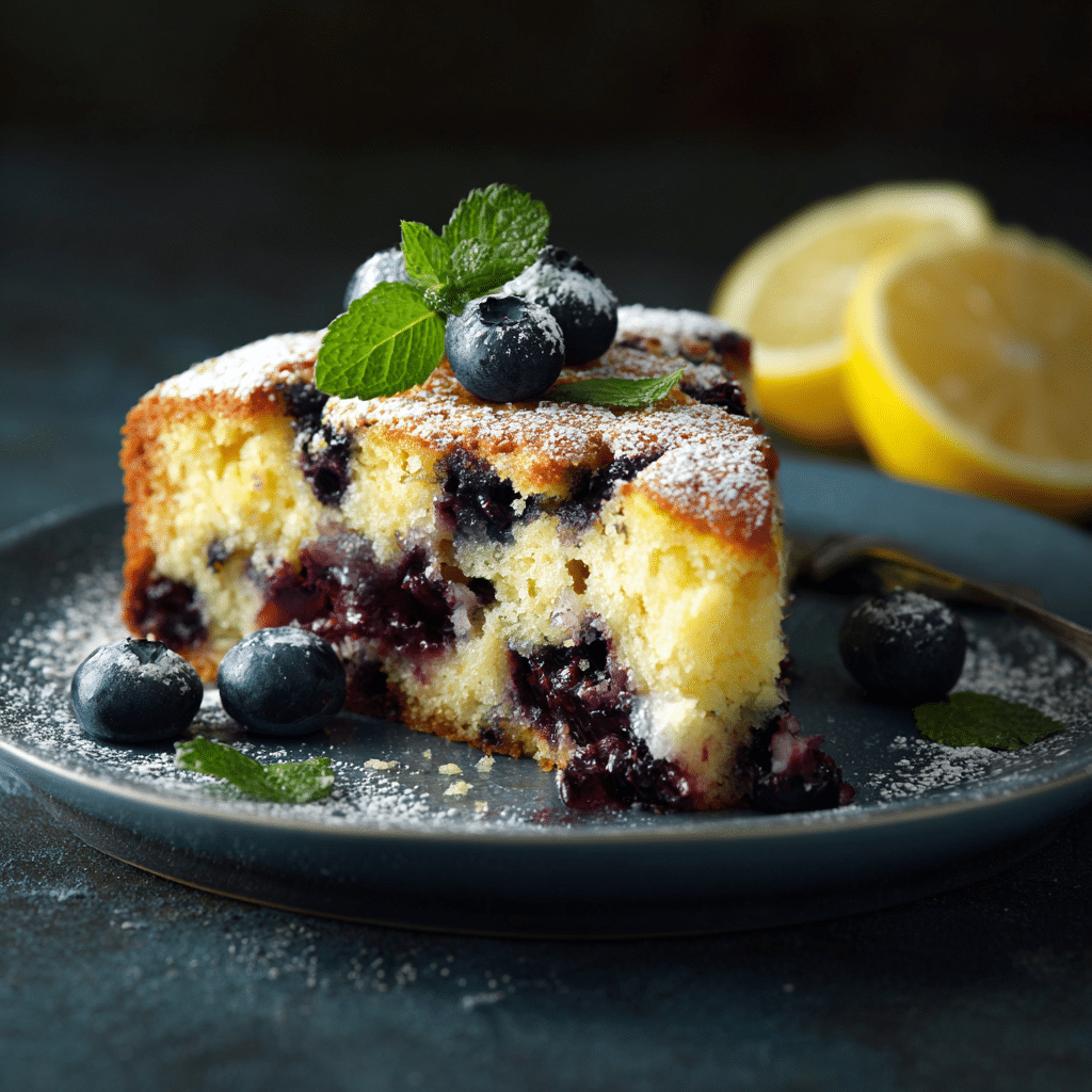 Lemon Blueberry Soufra