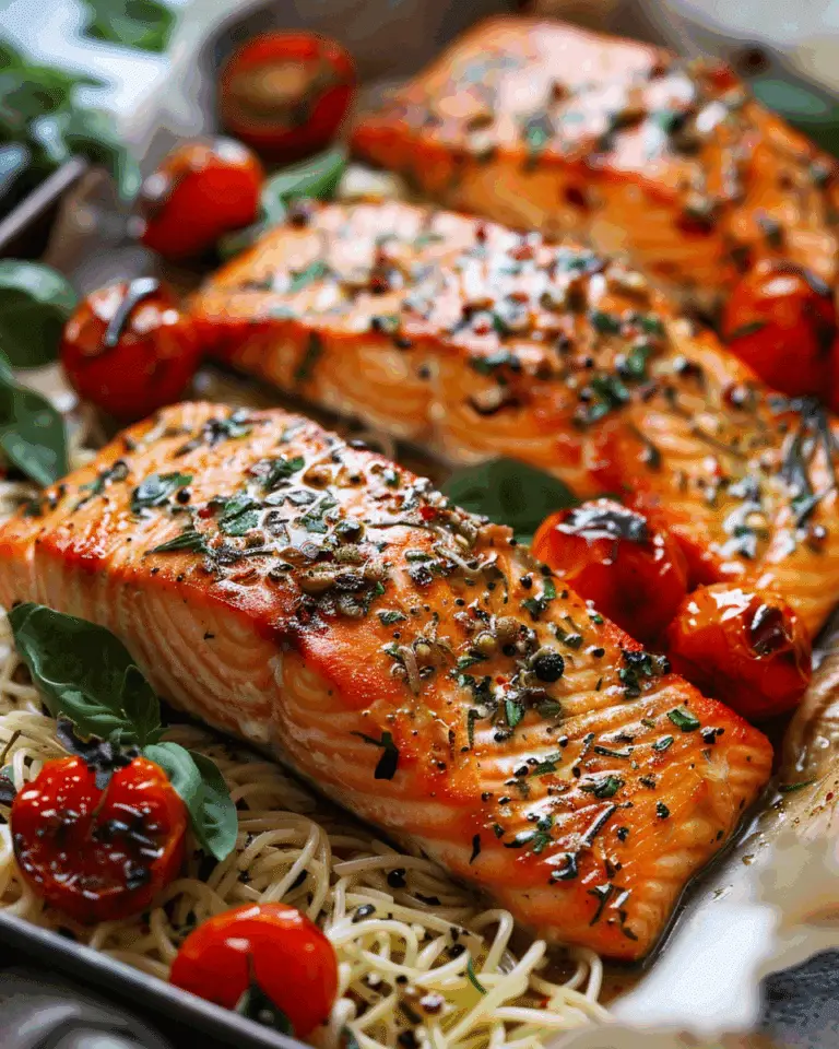 Sautéed Garlic Herb Tuscan Salmon