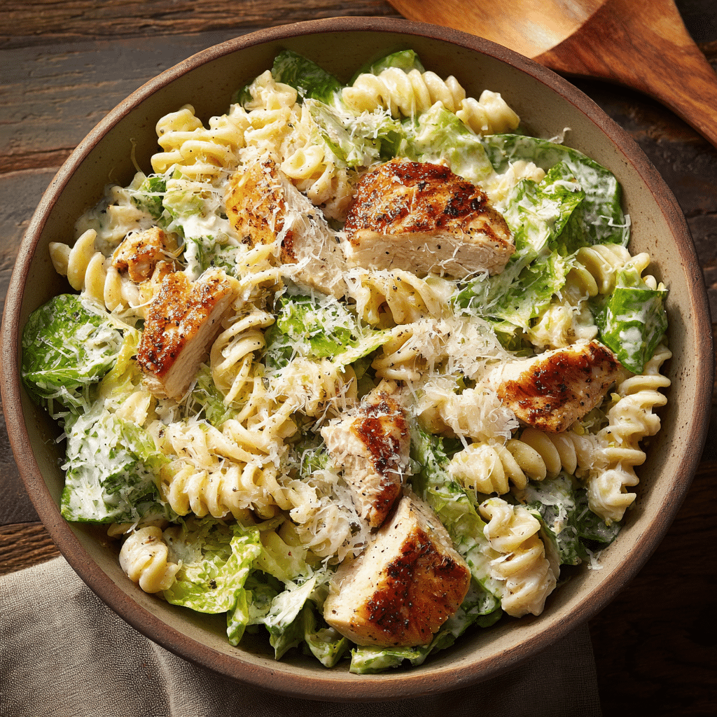 Chicken Caesar Pasta Salad