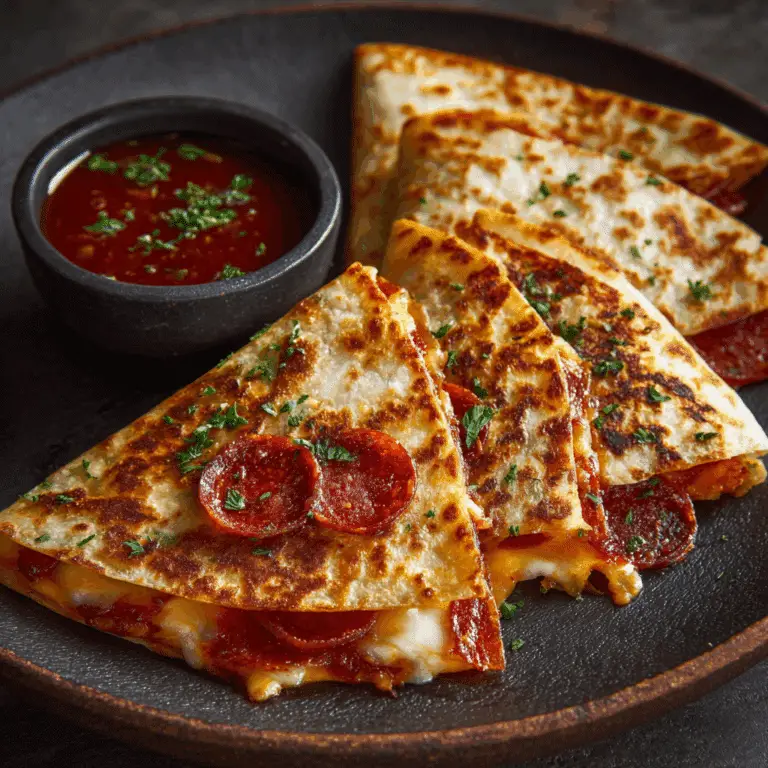 Pepperoni Pizza Quesadillas