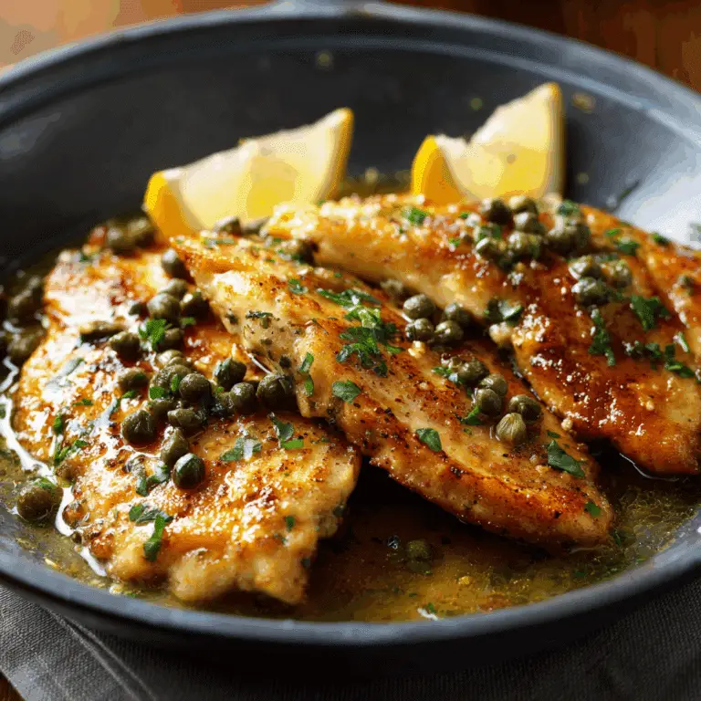 Chicken Piccata with Lemon and Capers