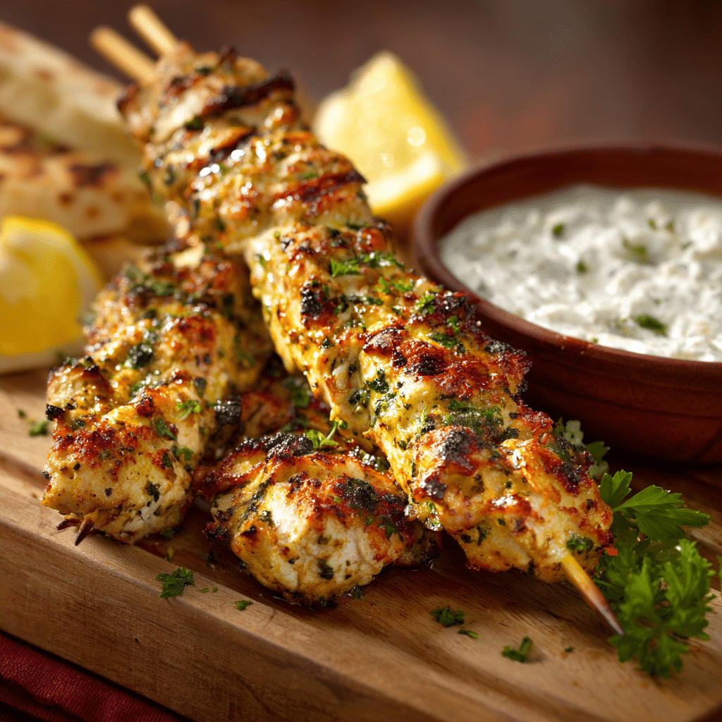 Oven Chicken Souvlaki