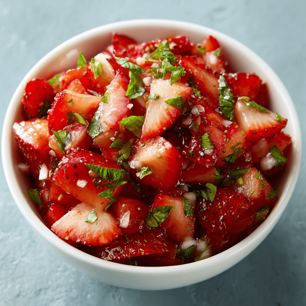 Strawberry Salsa (5 Ingredients)