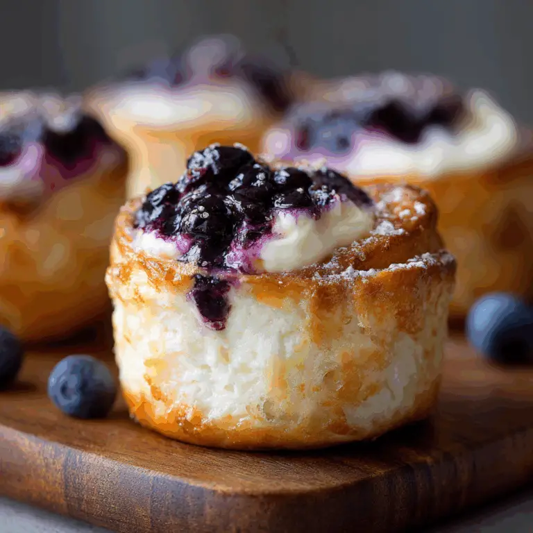 Blueberry Cream Cheese Buns