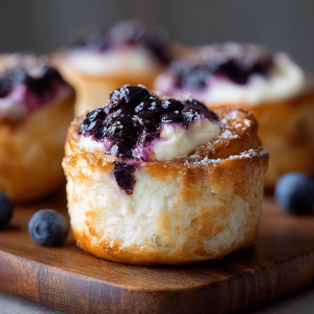 Blueberry Cream Cheese Buns