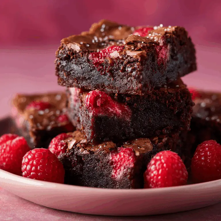 Chocolate Raspberry Brownies