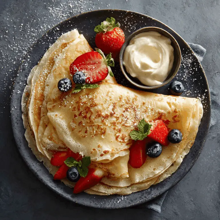 Gluten-Free Crepes – Easy Almond Oat Crepes Recipe