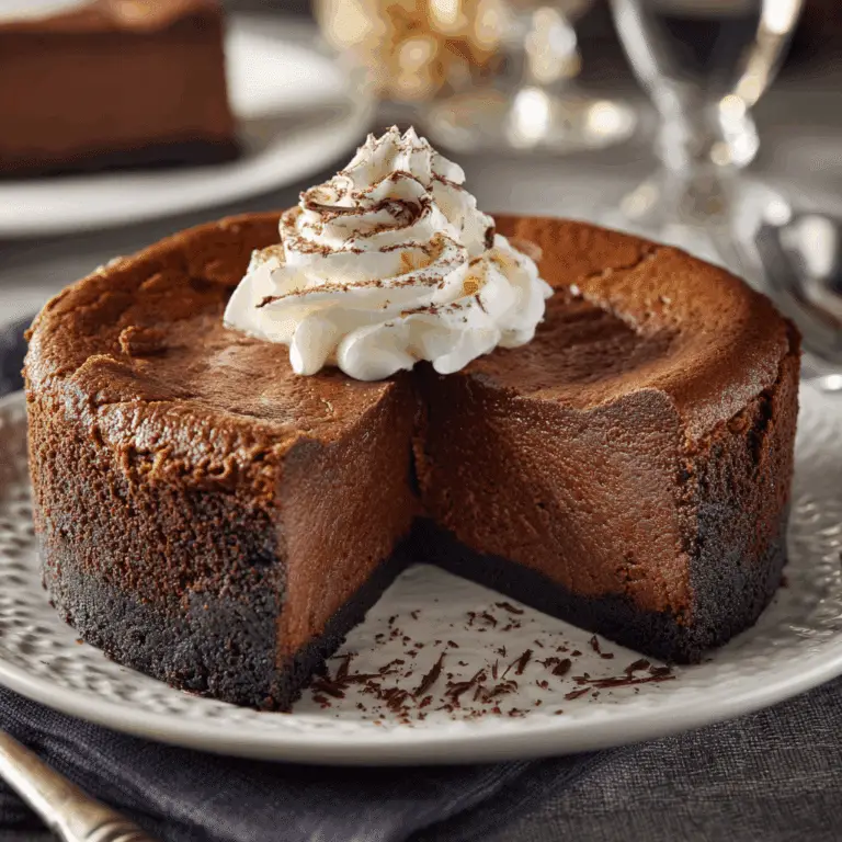 Chocolate Fudge Cheesecake Cake