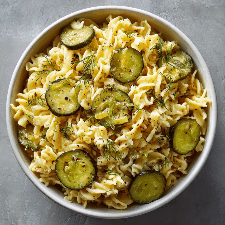 Dill Pickle Pasta Salad
