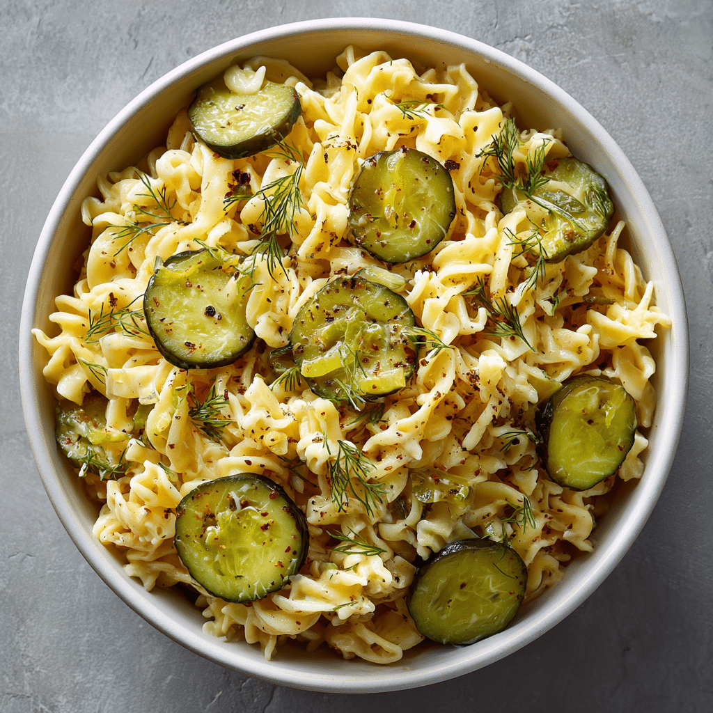 Dill Pickle Pasta Salad