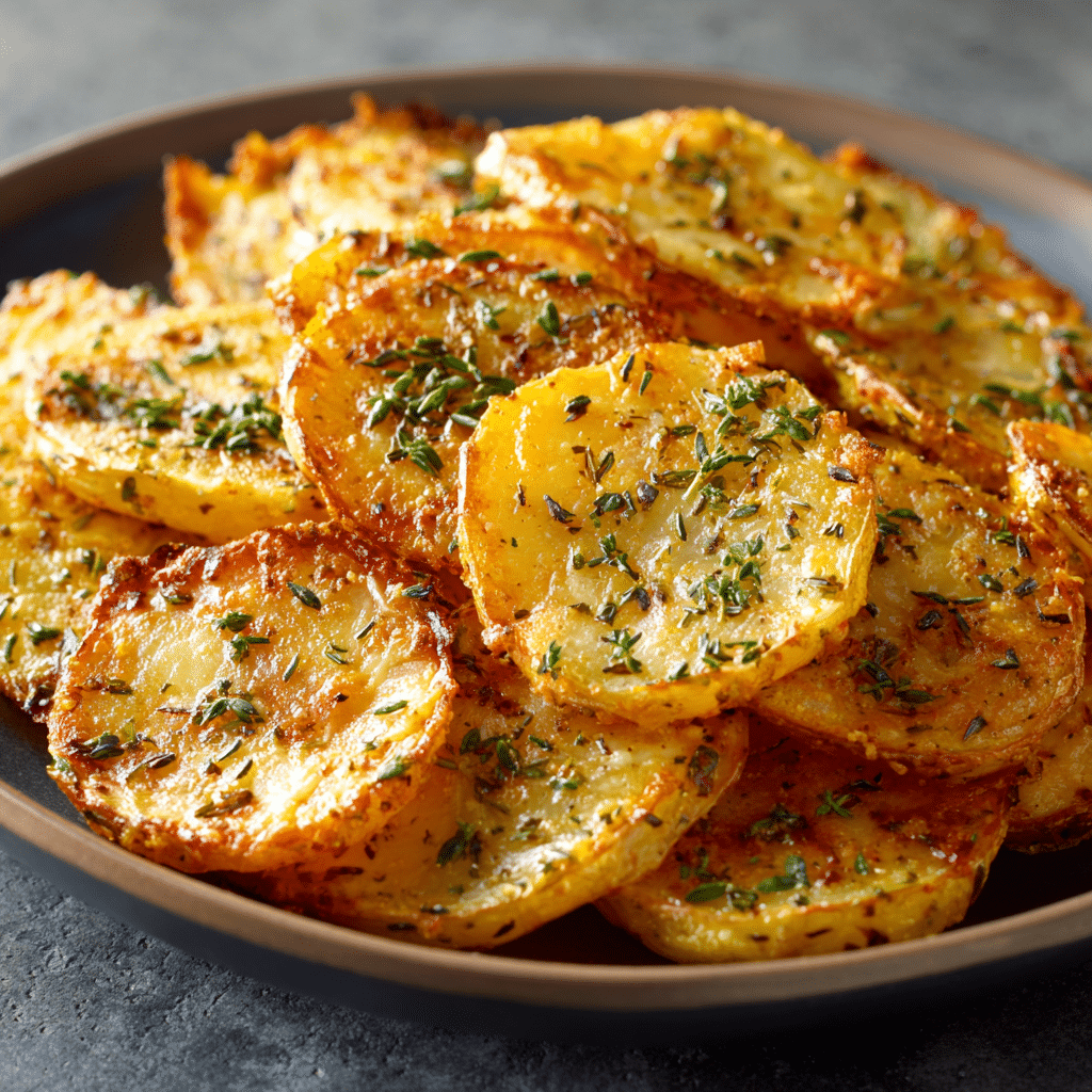 Baked Mustard Lemon Potatoes with Garlic and Oregano