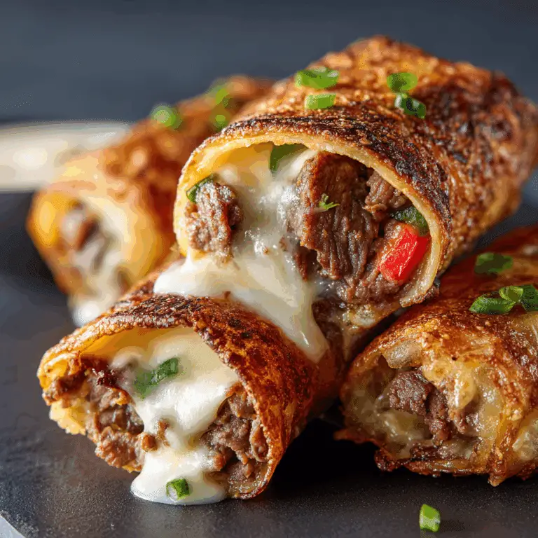 Keto Philly Cheesesteak Rolls
