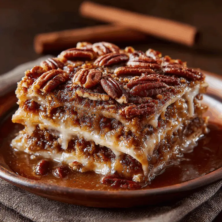 Pecan Pie Lasagna