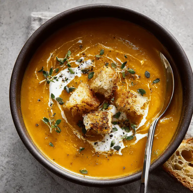 Easy Pumpkin Soup Recipe