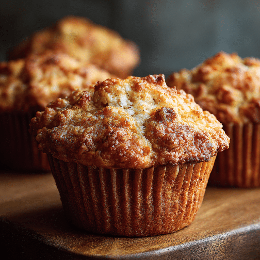 Rhubarb Muffins with Greek Yogurt