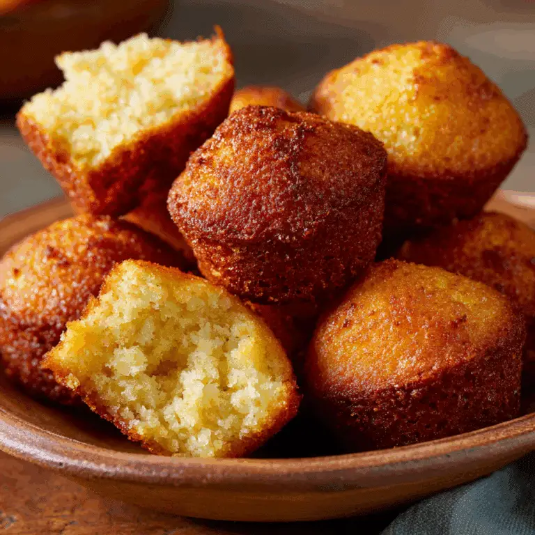 Honey Butter Cornbread Poppers