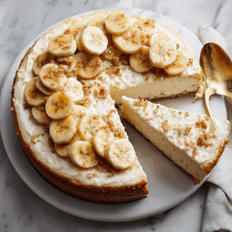 Banana Cream Cheesecake