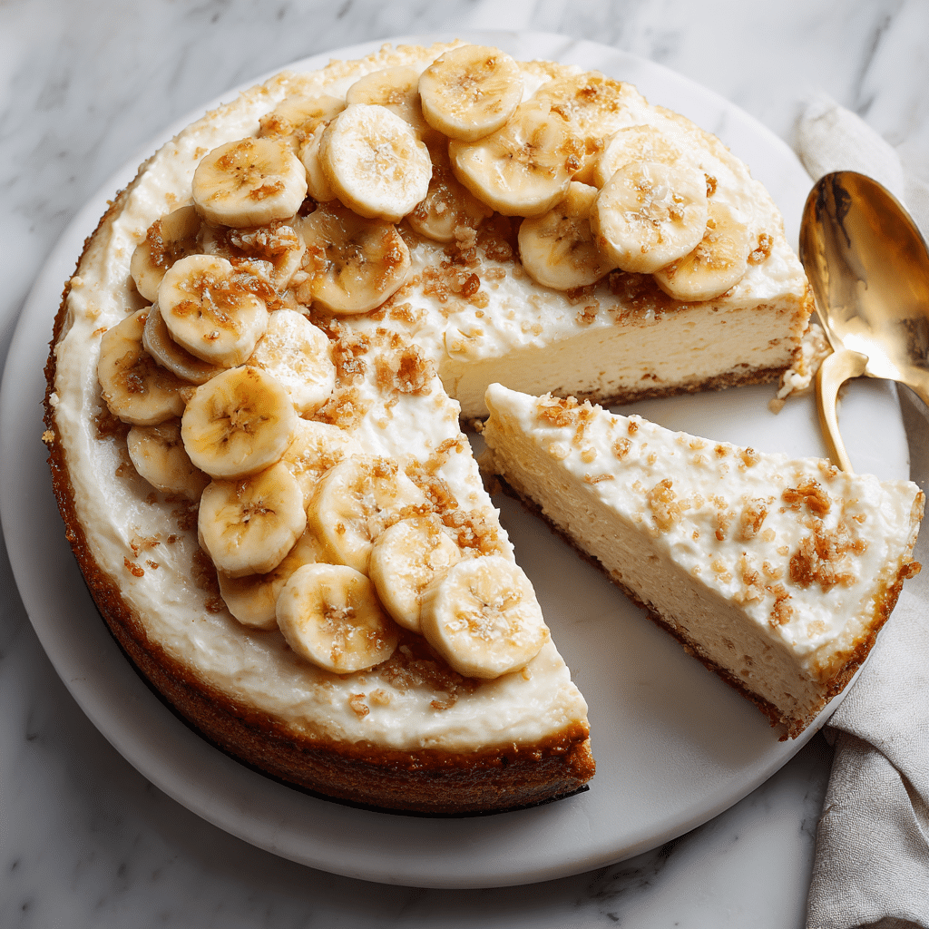 Banana Cream Cheesecake
