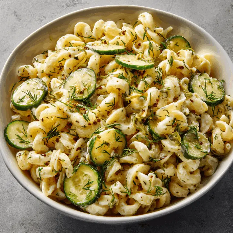 Dill Pickle Pasta Salad