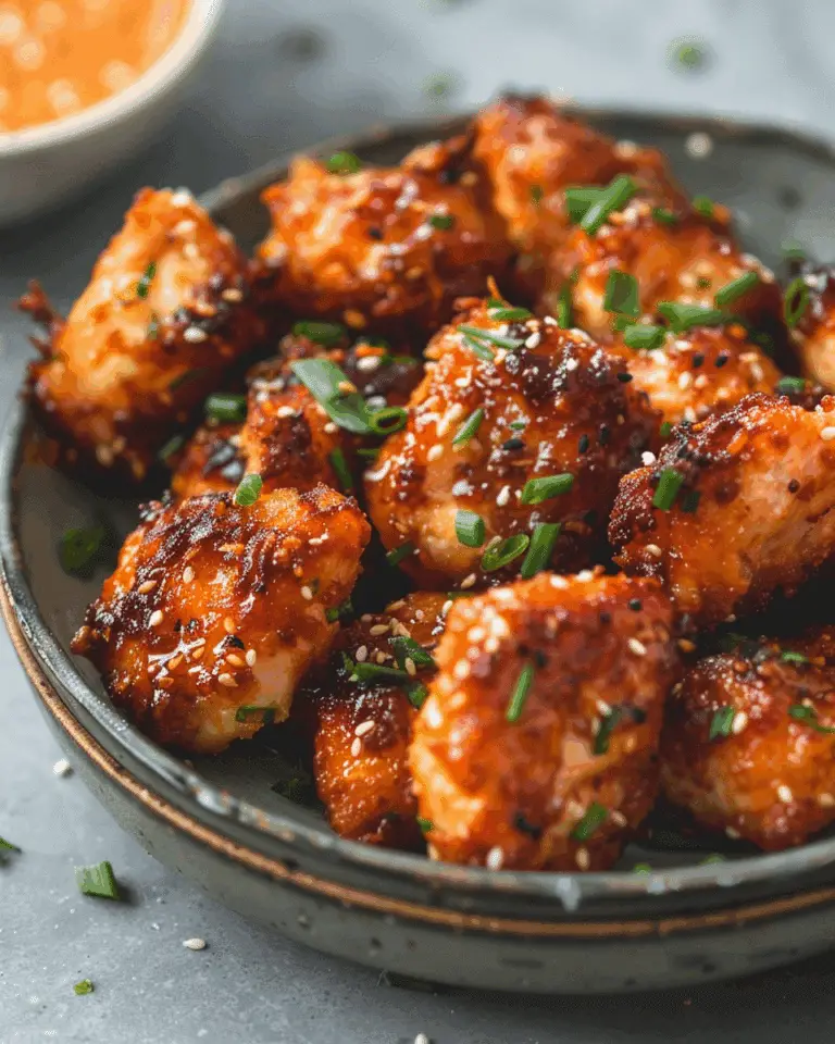 Air Fryer Honey Garlic Salmon Bites