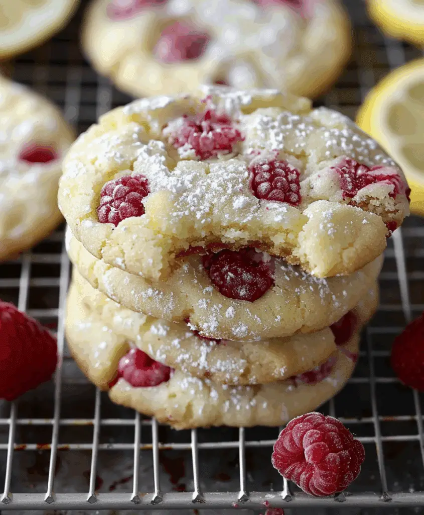 Lemon Raspberry Cookies