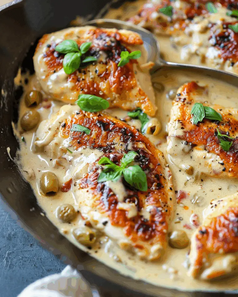 Creamy Pepperoncini Chicken Skillet