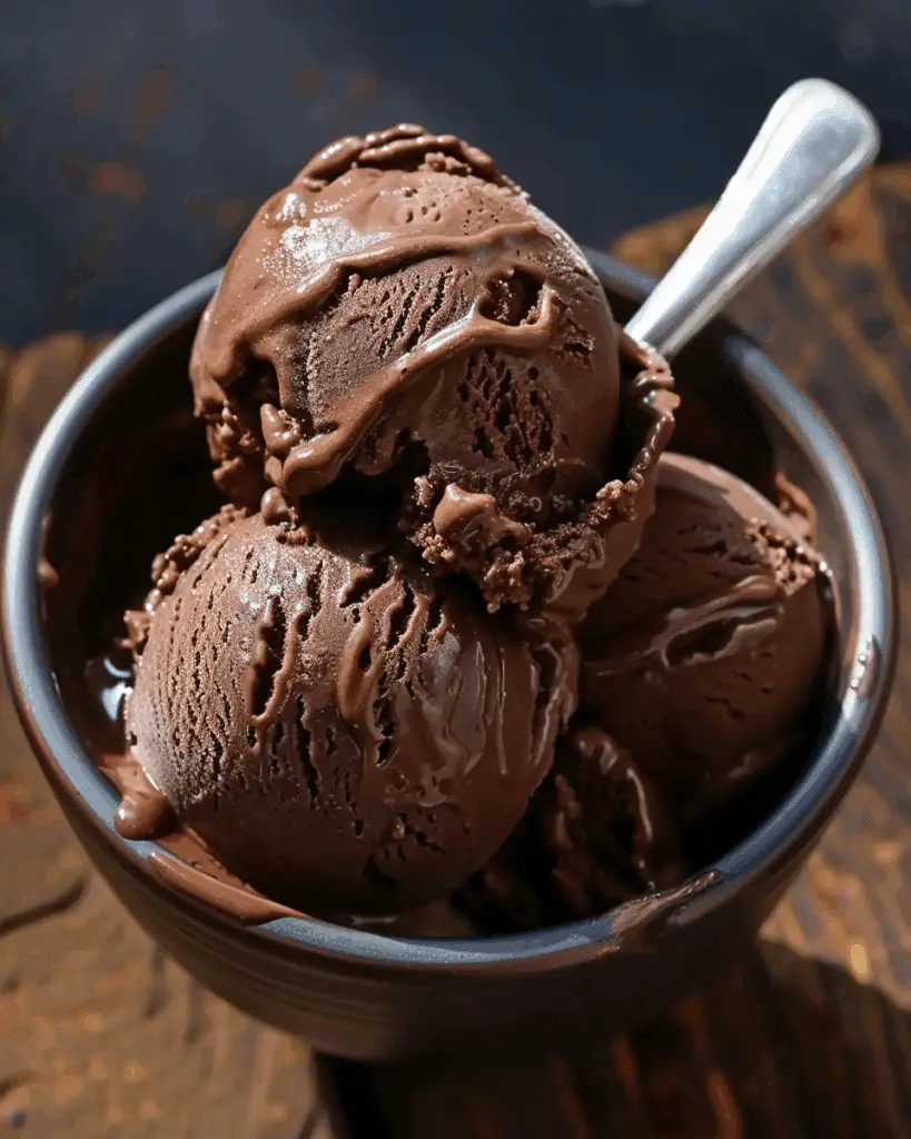 No Churn Chocolate Ice Cream