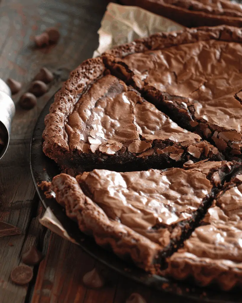 Gooey Brownie Pie