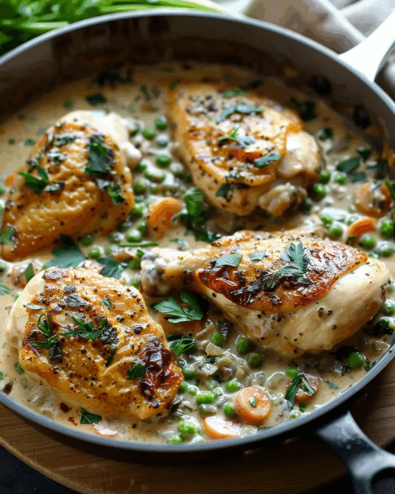 Smothered Creamy Skillet Chicken