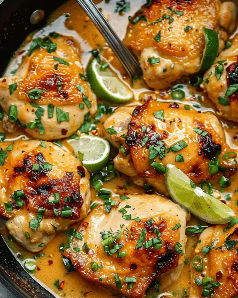 One Pan Coconut Lime Chicken