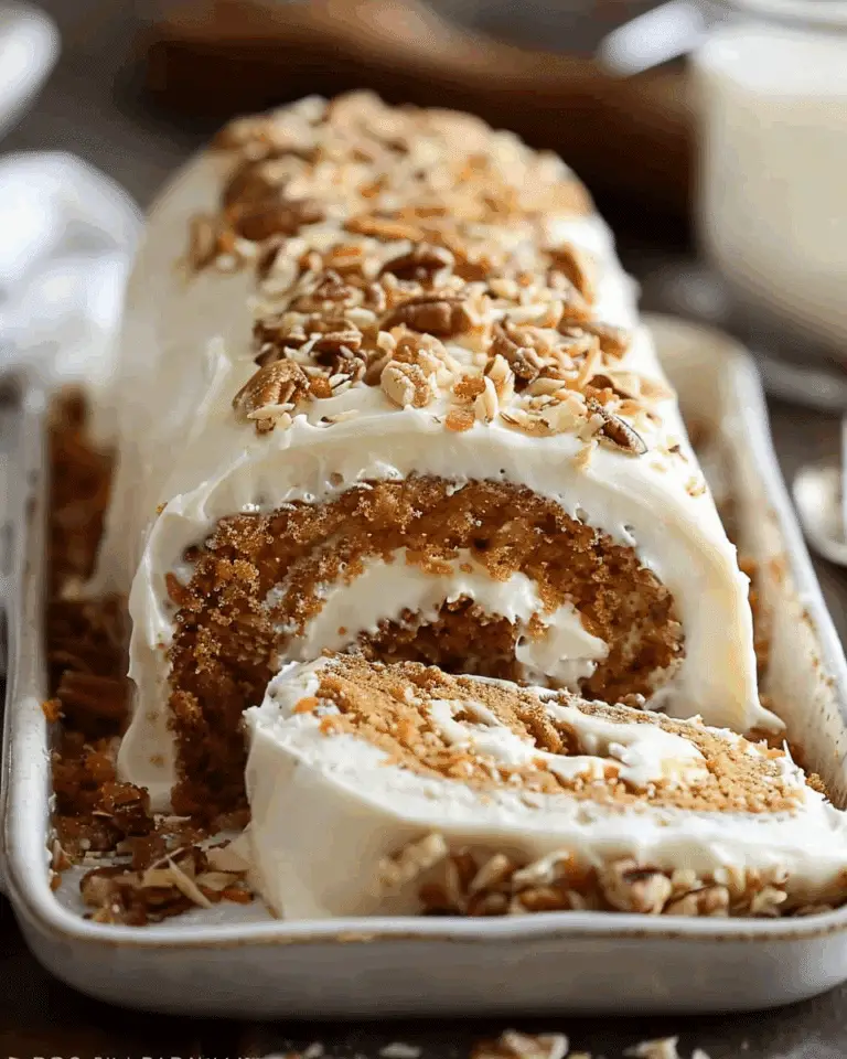 Carrot Cake Roll