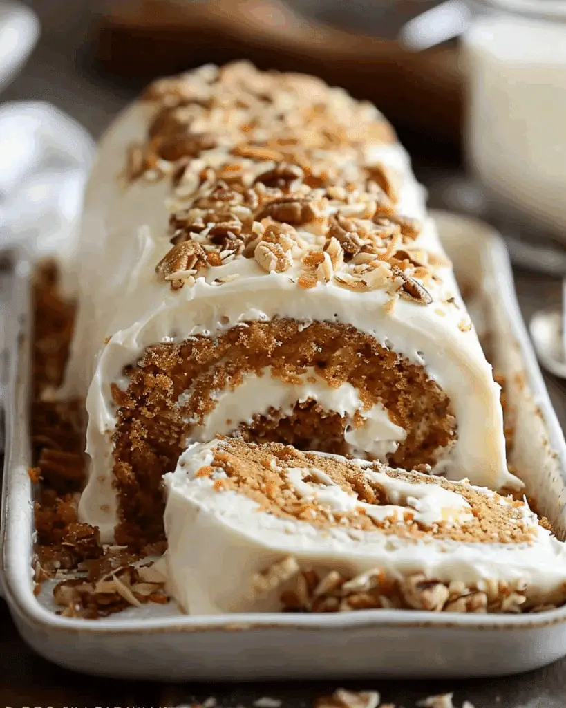 Carrot Cake Roll