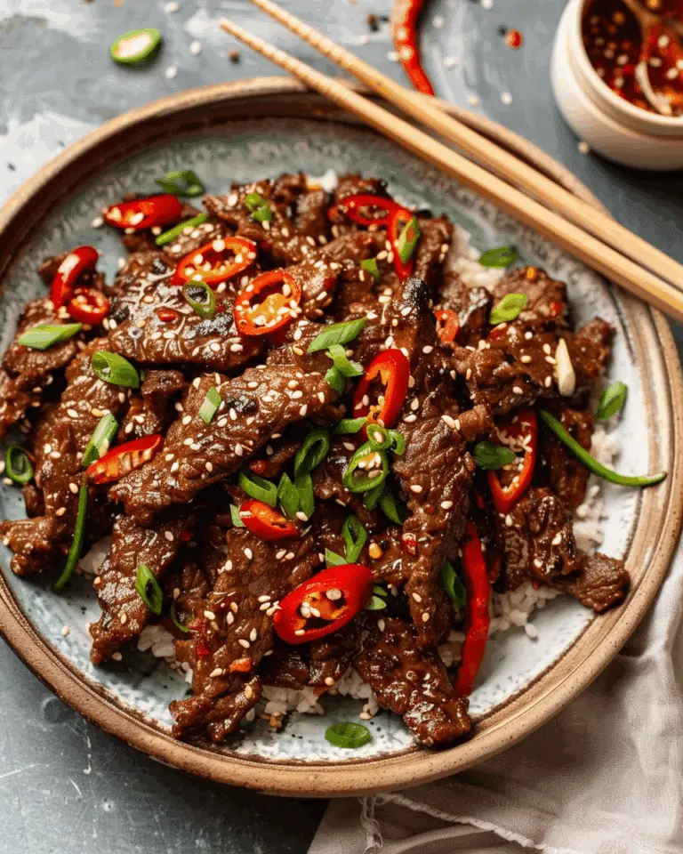 Crispy Chilli Beef Recipe