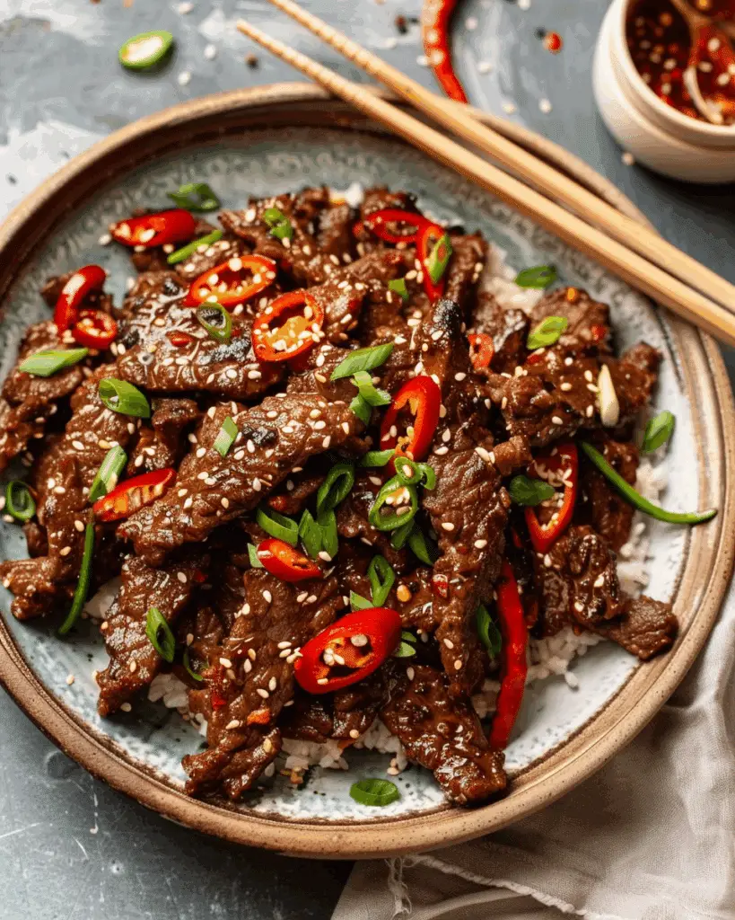 Crispy Chilli Beef Recipe