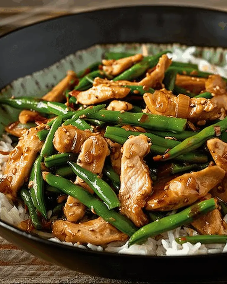 Green Bean Chicken Stir Fry