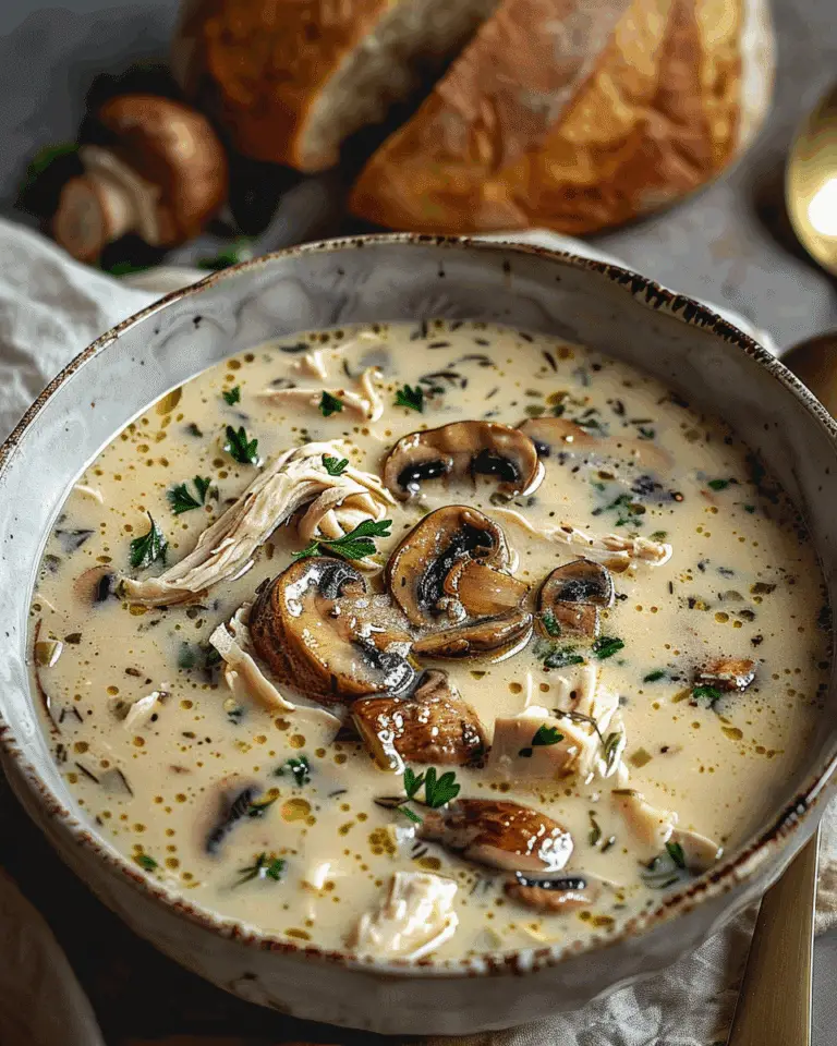 Rotisserie Chicken and Mushroom Soup